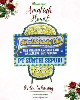 Papan Bunga Duka di Kembangan Selatan